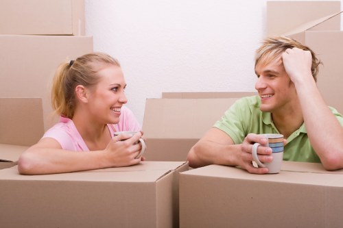 Team collecting bulky furniture from a Ruislip property