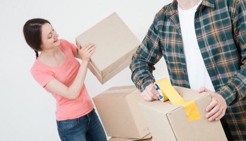 Commercial moving truck for office relocation in Ruislip