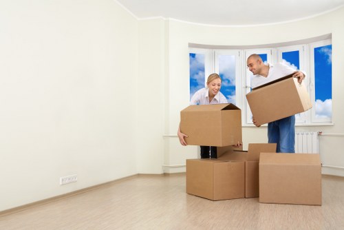 Packing and protecting office equipment during a Ruislip business move