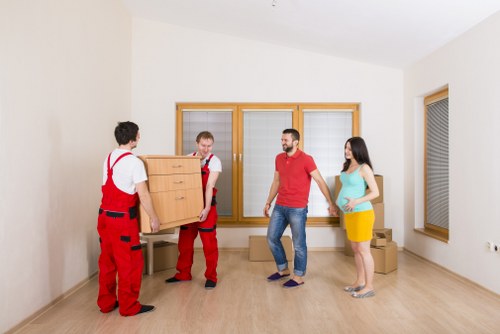 Local moving truck ready for flat and house removals in Ruislip