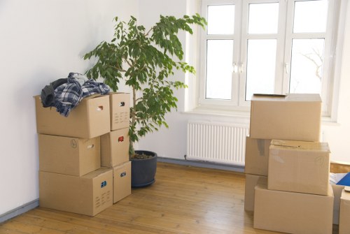 Low-carbon van used for sustainable moving and clearance work in Ruislip