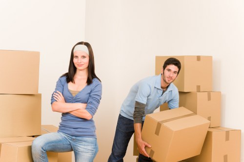 Newly settled living room after home moves in Ruislip
