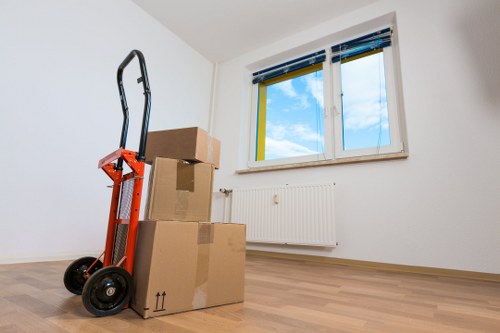 Protective wrapping and careful handling during a Ruislip furniture move