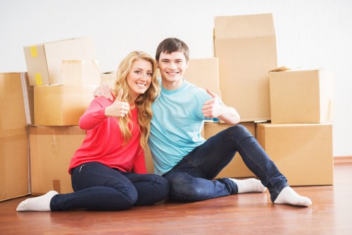 Local moving van ready for collection in Ruislip