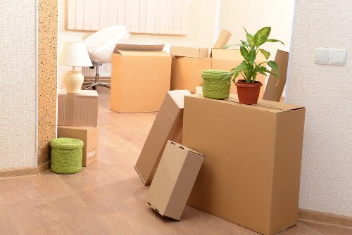 Cubic-yard pricing concept for a small van removal in Ruislip