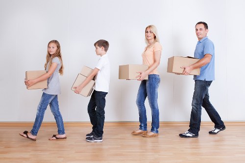 Van loading reusable furniture for charity donation