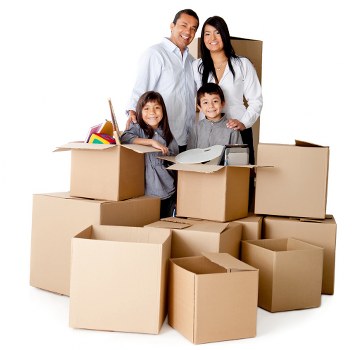 Professional movers handling boxes and furniture for a short-notice move in Ruislip